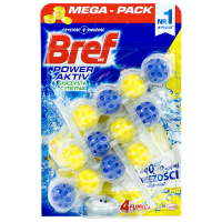 Bref WC Frisch Power-Aktiv Lemon 3 Stück Mega-Pack