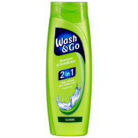 Wash & Go - Classic 2in1 Shampoo & Conditioner 400ml
