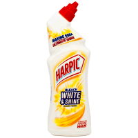 6x HARPIC White & Shine Bleach Citrus WC-Reiniger 750ml