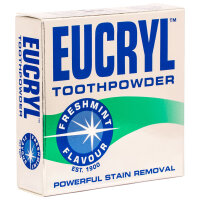 3x Eucryl Freshmint Zahnpuder Fleckenentferner 50g