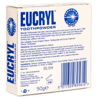 6x Eucryl Freshmint Zahnpuder Fleckenentferner 50g