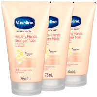 3x Vaseline Intensive Care Healthy Hands Stronger Nails 75ml