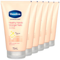 6x Vaseline Intensive Care Healthy Hands Stronger Nails 75ml
