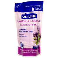 On Line CREAMY Flüssigseife Lavendel & Seide...