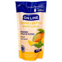 On Line CREAMY Flüssigseife Mango & Basilikum...