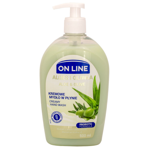 On Line CREAMY Flüssigseife Aloe & Olive 500ml