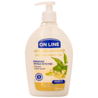 On Line CREAMY Flüssigseife-SET Pump+ Nachfüller Linden & weißer Tee 1000ml