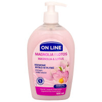 On Line CREAMY Flüssigseife-SET Pump + Nachfüller Magnolie & Lotus 1000ml