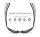 Polarisierte Classic Sonnenbrille UV400 HD Vision Aluminium Schwarz/Schwarz