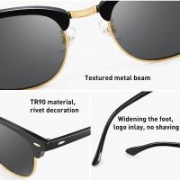 Polarisierte CAT-EYE Sonnenbrille UV400 Photocromic Gläser