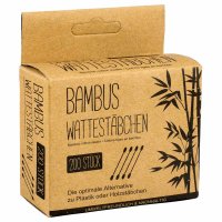 Wattestäbchen aus Bambus 200 Stück