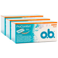 3x O.B. Tampons Procomfort Super 32 Stück
