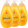 3x Johnsons Baby Shampoo Pump 750ml