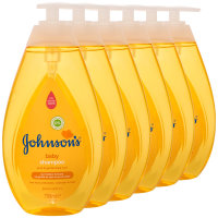 6x Johnsons Baby Shampoo Pump 750ml