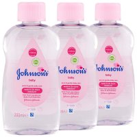 3x Johnsons Baby Oil/Öl 200ml
