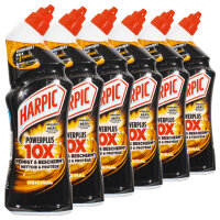 6x HARPIC Power Plus - Original WC-Reiniger 750ml