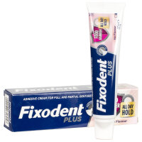 Fixodent Plus Food Barrier No Flavour Haftcreme für...