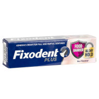 Fixodent Plus Food Barrier No Flavour Haftcreme für...