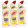 3x HARPIC White & Shine Bleach Citrus WC-Reiniger 750ml