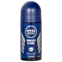 6x Nivea MEN Protect & Care Deodorant Roll On 50ml